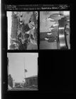 Wright grounds at E.C.C.; Baptist choir; Flag at half-staff (3 Negatives) (April 22, 1958) [Sleeve 24, Folder e, Box 14]